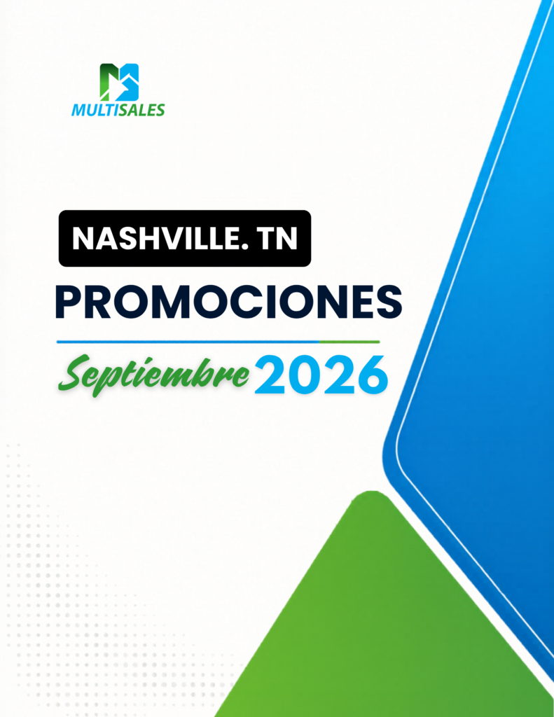 promociones nashville. septiembre 2026